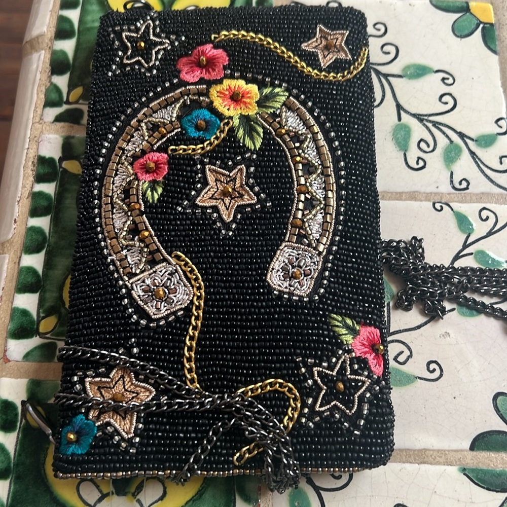 Handmade Mary Frances beaded bag with chain
NWT (48 inches long) - Picture 4 of 5